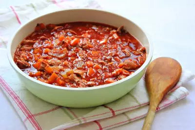 Рагу из утки с томатным соком tomato gusto
