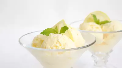 Домашнее лимонное мороженое (без мороженицы)