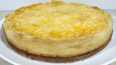 Французский пирог с кабачками и сыром