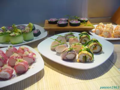 Дате маки суши тацуна суши футо маки суши гукан маки суши