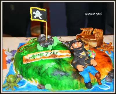 Торт «пиратский остров» с благодарностью великой тортиле инне bu_inna.