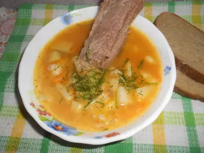 Рисово-овощной суп