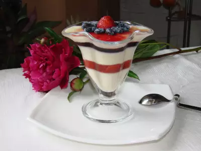 Молочно-ягодный десерт "вкус лета" посвящается маше (mellorn)