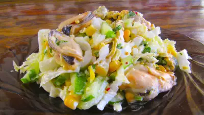 Салат из пекинской капусты «легкость»
