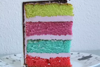 Торт   "радуга"