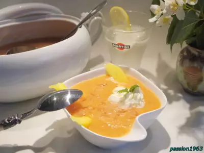Холодный фруктовый суп среднеевропейская тропикана
