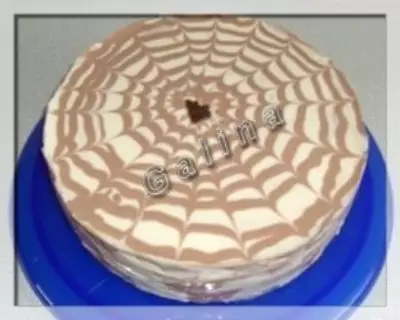 Торт творожный «паутинка»