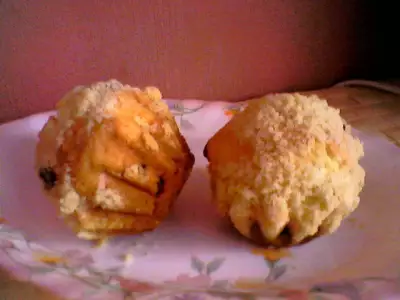 Творожные кексы с кокосом