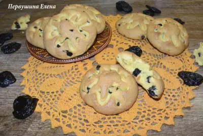 Имбирное печенье с черносливом