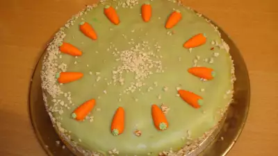 Морковный тортик "зайкины радости и печали"
