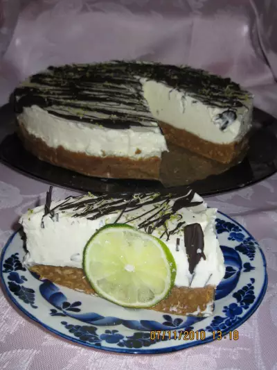 Имбирно-лаймовый пирог(без выпечки)