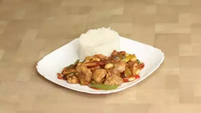"гунбао" - курица в кисло-сладком соусе