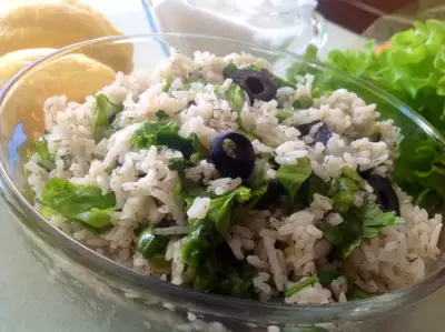 Средиземноморский рисовый  салат