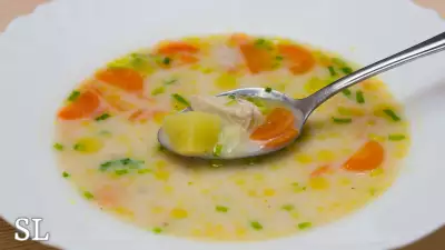 Нежнейший сливочный суп за 20 минут!