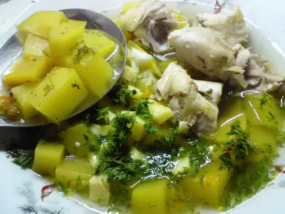 Кадушурбо-суп тыквенный с сыром