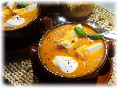 Овощной суп-крем „осеннее настроение“