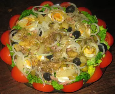 Салат мадрид ensalada san isidro
