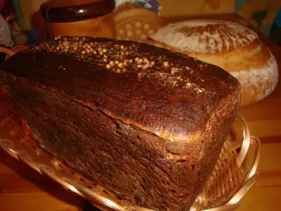 Бородинский хлеб, по рецептуре 1939 года!!!! из серии "глаза бояться -руки делают"