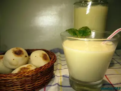 Ласси ананас или завтрак с    koolinar(oм)