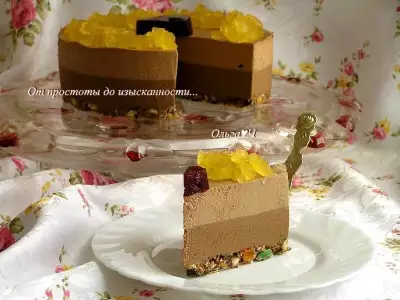 Торт шоколадно фруктовый вальс
