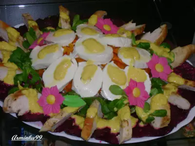 Салат "весна на тарелке"