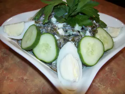 Салат из морской капусты "ностальгия"