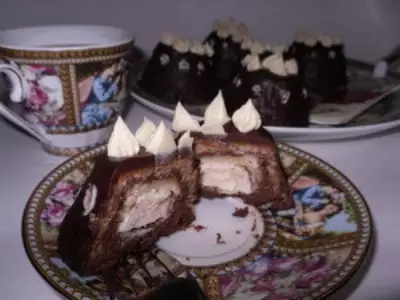 Необыкновенно вкусные шоколадные пирожные с сюрпризом