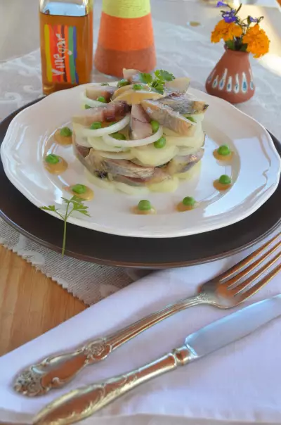 Салат "пикадилли" (воскресный обед в британском стиле)