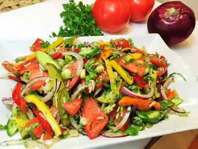 Осенний салат  наивкуснейший  простой рецепт
