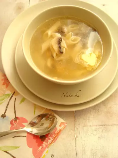 Суп-лапша с грибами