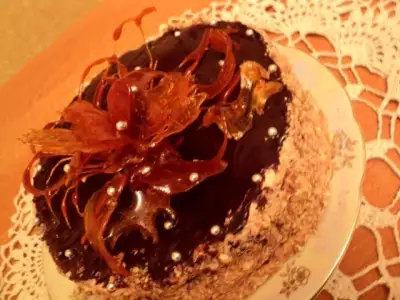 Торт «янтарный цветок»