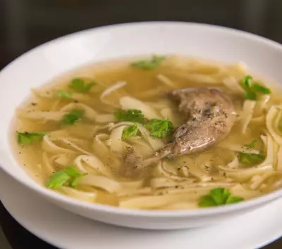 Вкусный рецепт перепелиного супа
