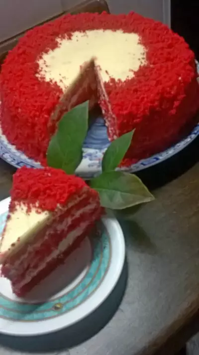 Торт "красный бархат"