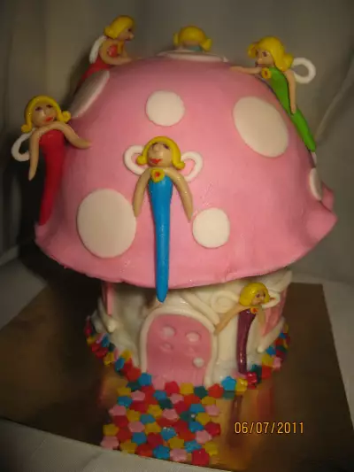 Торт грибок детский тортик