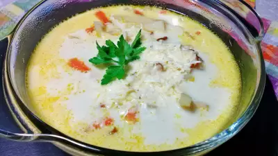 Сырный суп. готовим из плавленных сырков