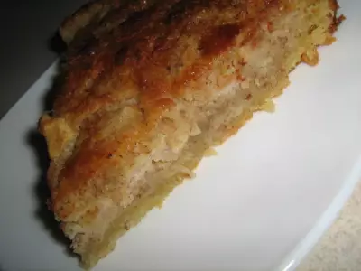 Яблочный пирог с миндальным кремом.