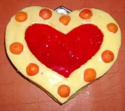 Торт "желейное сердечко"-2