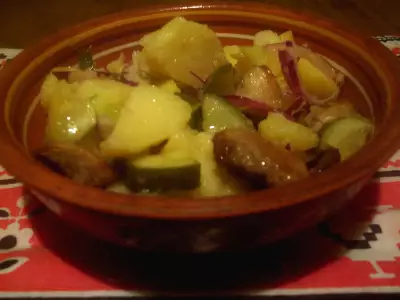 Картофельный салат по-деревенски