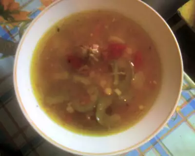 Гороховый суп с со свининой