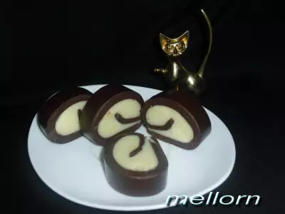 Десерт «шоколадная завитушка»