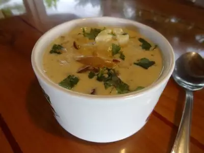 Крабовый крем суп с гребешками и грибами