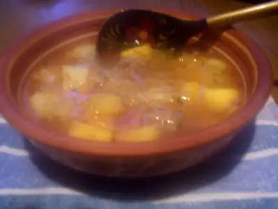 Крестьянский суп с фрикадельками