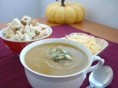 Тыквенный суп-пюре "по грибы"