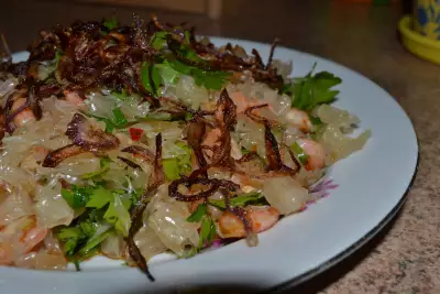 Тайский салат из помело рождественский подарок для андрея