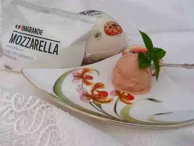 Мороженое томат базилик моцарелла unagrande
