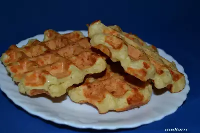 Закусочные вафли картофельные с сыром