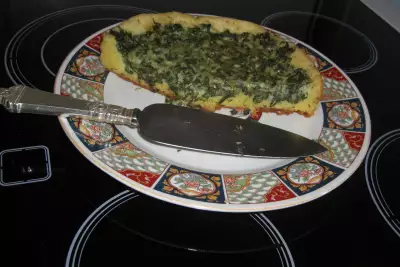 Пирог со шпинатом и сыром (в мультиварке)