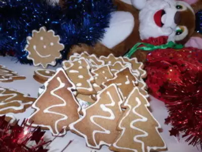 Рождественское имбирно-коричное печенье