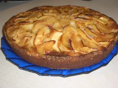Яблочно сливовый пирог супер