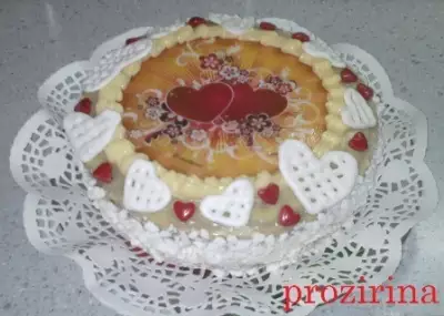 Торт "с любовью"